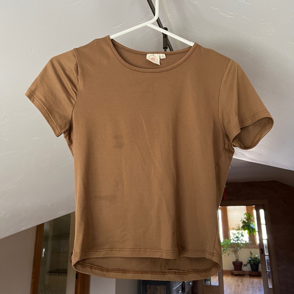 Small Brown Crop Top